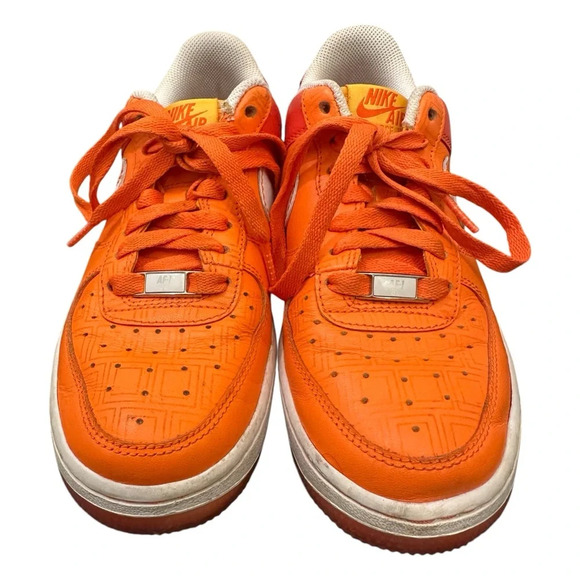 2007 Nike Air Force 1 XXV AF-1 ‘82 Patterson Square Gardens Orange Women’s 6.5 - Picture 3 of 7